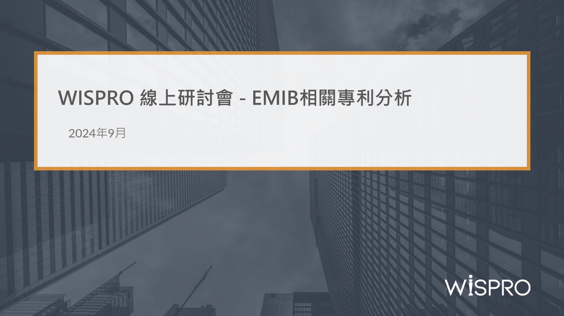【2024線上研討會】EMIB (Embedded Multi-die Interconnect Bridge)技術專利分析 - 世博科技顧問 ...